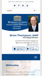 Mobile Screenshot of brianthompsonmortgage.com